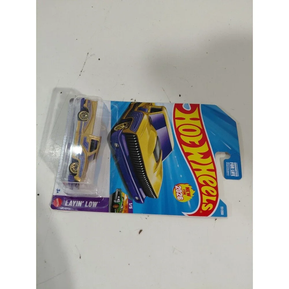 NIP Hot Wheels Layin' Low 1:64 Die Cast Bounce' N Bass Pickup Truck